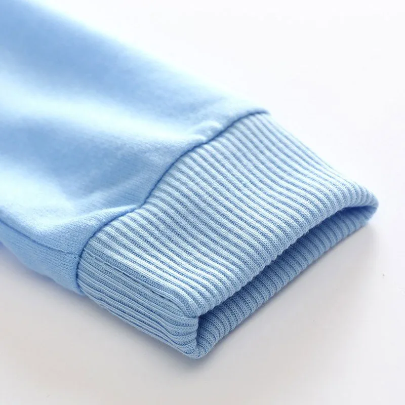 Long Sleeve Cartoon Shark Sweater Stripe Elastic Pants Outfit - Image 7