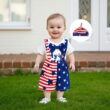 MyLoveHoney Baby Clothes 4th of July Suspenders Outfit