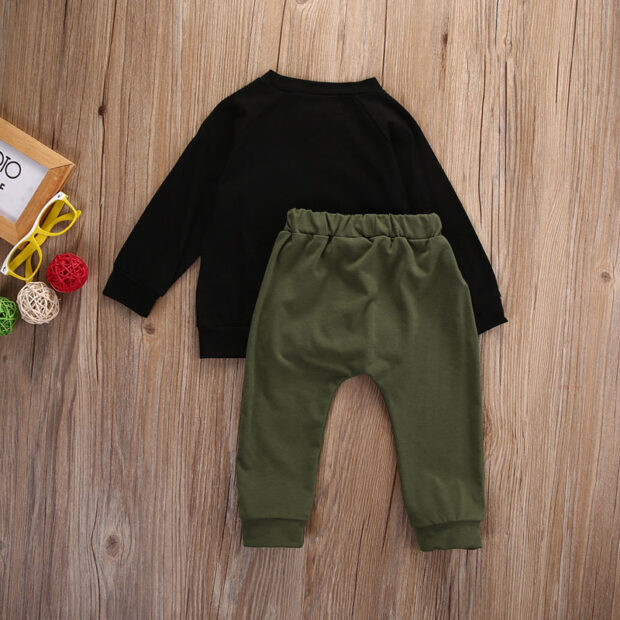 Baby Ain’t no Mama like the One I Got Letter Print Sweater & Jogger Pants Long Sleeve - Image 2