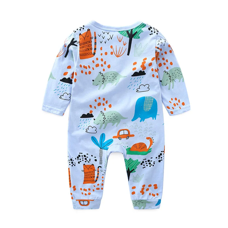 Baby Cartoon Prints One-Piece Romper Outfit - Image 2