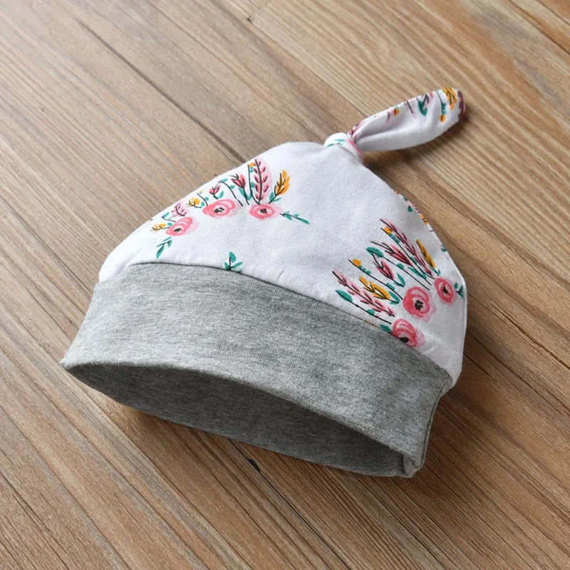 Baby Girl Auntie's Bestie Text Print Onesie, Floral Pants, Beanie Hat - Image 8