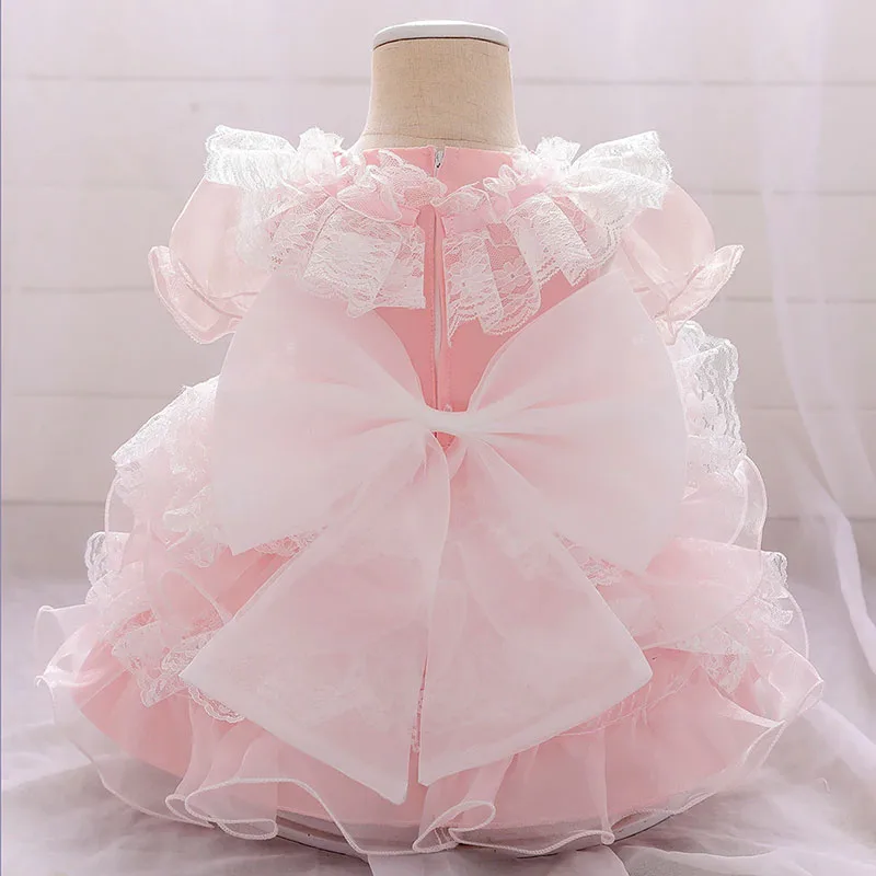 Princess Floral Lace French Maid Dress Tiered Sleeveless - Image 2