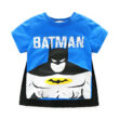 Toddler Cartoon Batman Print T-Shirt & Denim Pants