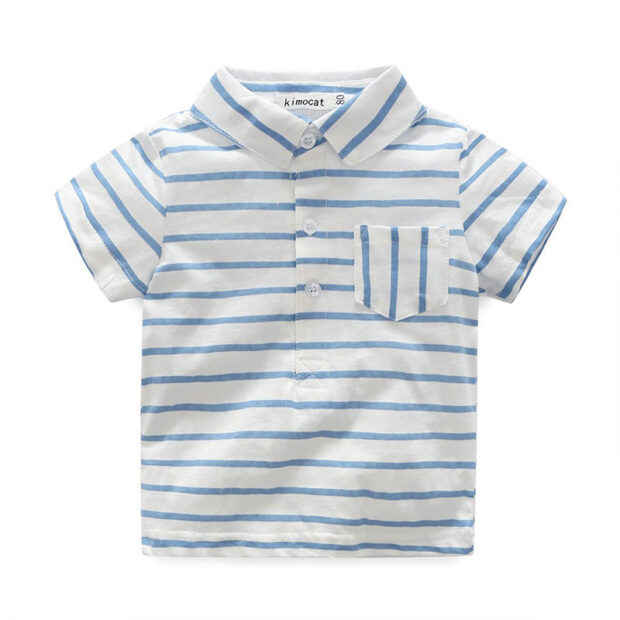 Short Sleeves Collar Shirt & Matching Outfit Suspenders Pants - Image 2