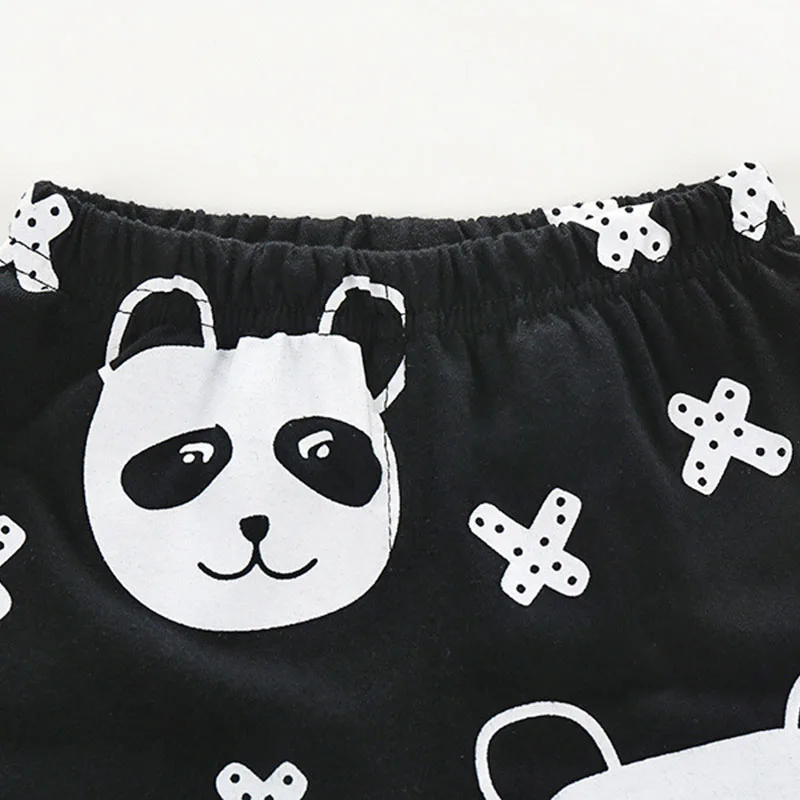 "Boss" Jersey Shirt Pullover Panda Print Long Sleeves Pants - Image 8