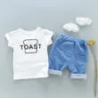 Baby Pullover Top with Vest & Bow Tie, Matching Pants Outfit