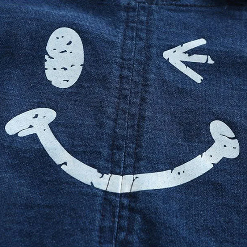 Baby Bow Tie Stripe T-Shirt & Wink Face Denim Overall Pants for Boys & Girls - Image 8