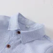MyLoveHoney Baby Boy Suspenders Stripe Shirt Bow Tie