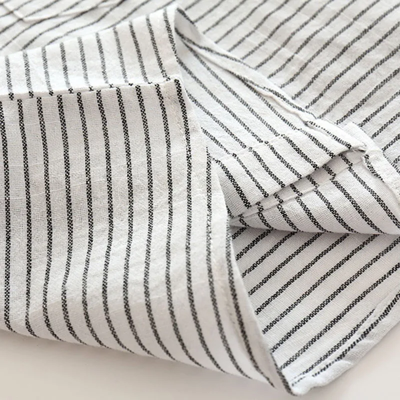 Long Sleeves Stripe T-Shirt Bowtie with Suspenders Trousers - Image 8