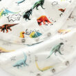 Baby Dino Print Polo Onesie & Suspenders Outfit