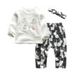 Baby Bunny Applique Shirt & Pants Set