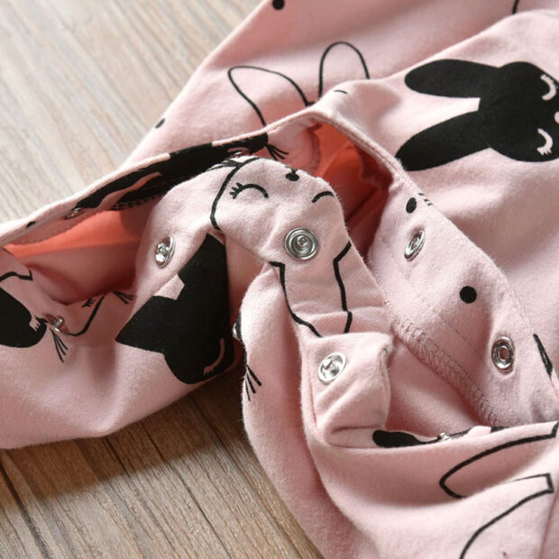 Baby Bunny Print Jumpsuit