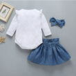 Baby Butterfly Shoulders Onesie & Skirt