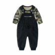 Baby Camouflage Print T-Shirt & Overalls