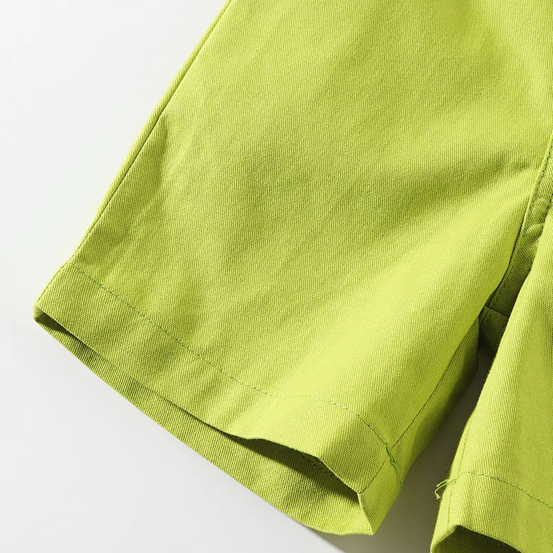 Baby Boy Bow Tie Button Shirt Car Print Short Sleeve, Shorts 3 pcs Outfit - Image 9