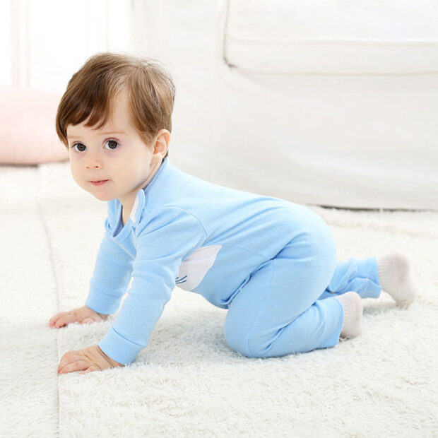 Baby Cartoon Animal Fox One Piece Jumpsuit Coverall Sleepwear for Boys &Girls - Image 2