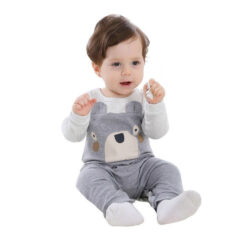 Baby Teddy Bear Pajamas Jumpsuit