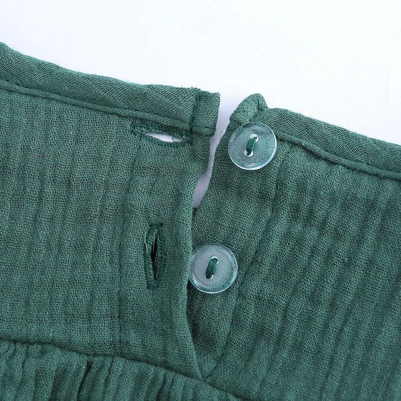 Casual Solid Color Sleeveless Tank Top & Bloomers - Image 3