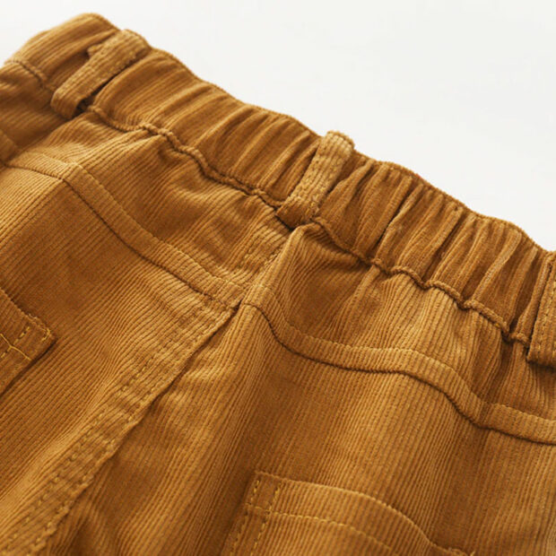 Baby Boy Check Pattern Button Up shirt & Corduroy Pants Long Sleeve 2 pcs Set - Image 8