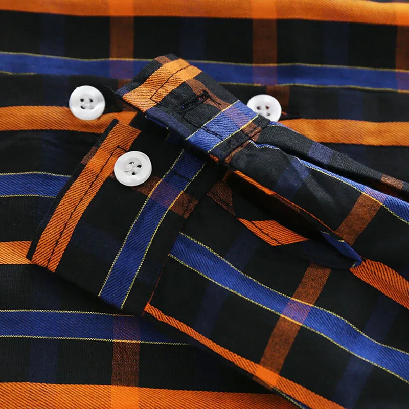 Baby Boy Check Pattern Button Up shirt & Corduroy Pants Long Sleeve 2 pcs Set - Image 5