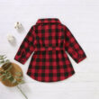 Baby Girl Check Pattern Shirt Dress