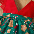 Baby Christmas Gingerbread Lace Dress