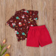 MyLoveHoney Baby Christmas Pattern Onesie Outfit