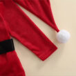 Baby Christmas Santa Suit Outfit 4pcs Set