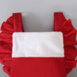 Baby Christmas Santa Suit Strap Romper with Headband