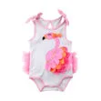 Colorful Sleeveless Flamingo Petals Onesie