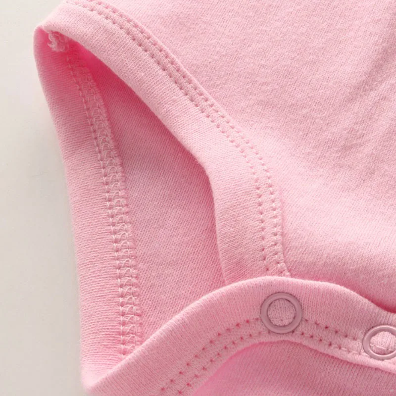 Cartoon Spring Flower Print Long Sleeves Onesie Bodysuit 7pcs - Image 3