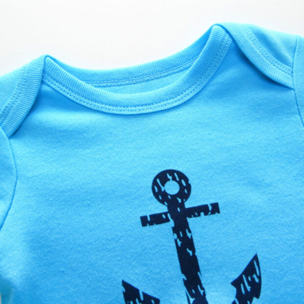 Cartoon Vehicle Print Long Sleeves Onesie Bodysuit 7pcs - Image 2