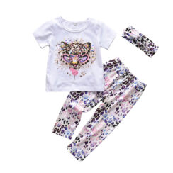 Baby Cougar Print Outfit