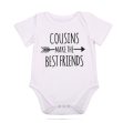 Funny Saying Cousins Make Best Friends Onesie Long Sleeve