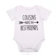 Funny Saying Cousins Make Best Friends Onesie Long Sleeve