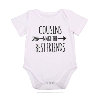 Funny Saying Cousins Make Best Friends Onesie Long Sleeve