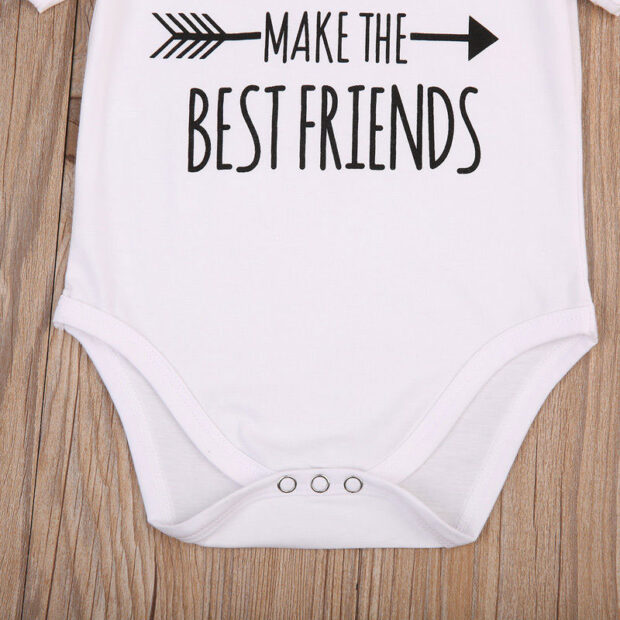 Funny Saying Cousins Make Best Friends Onesie Long Sleeve - Image 5