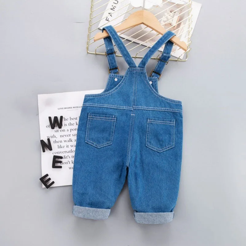 Cowboy Denim Overalls Jeans Long Sleeve - Image 2