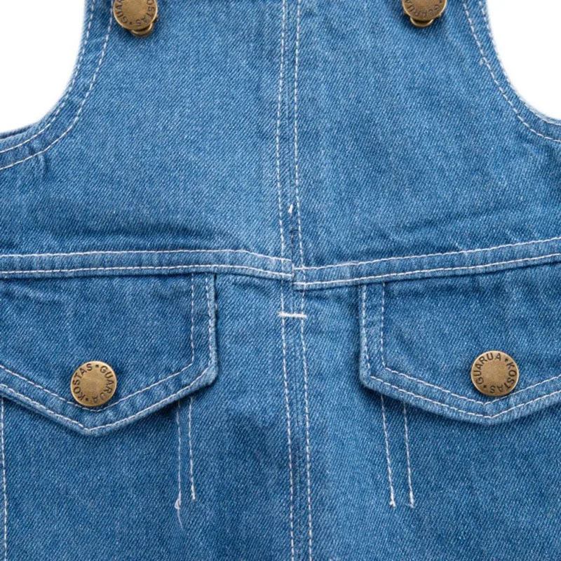 Cowboy Denim Overalls Jeans Long Sleeve - Image 4