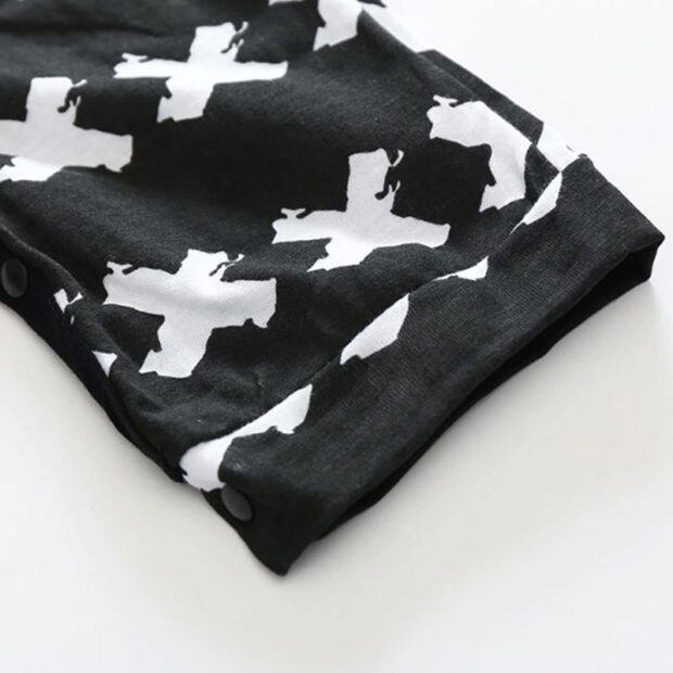 Baby Crosses Print Sleepwear