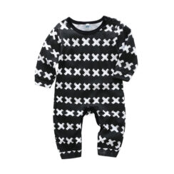 Baby Crosses Print Sleepwear