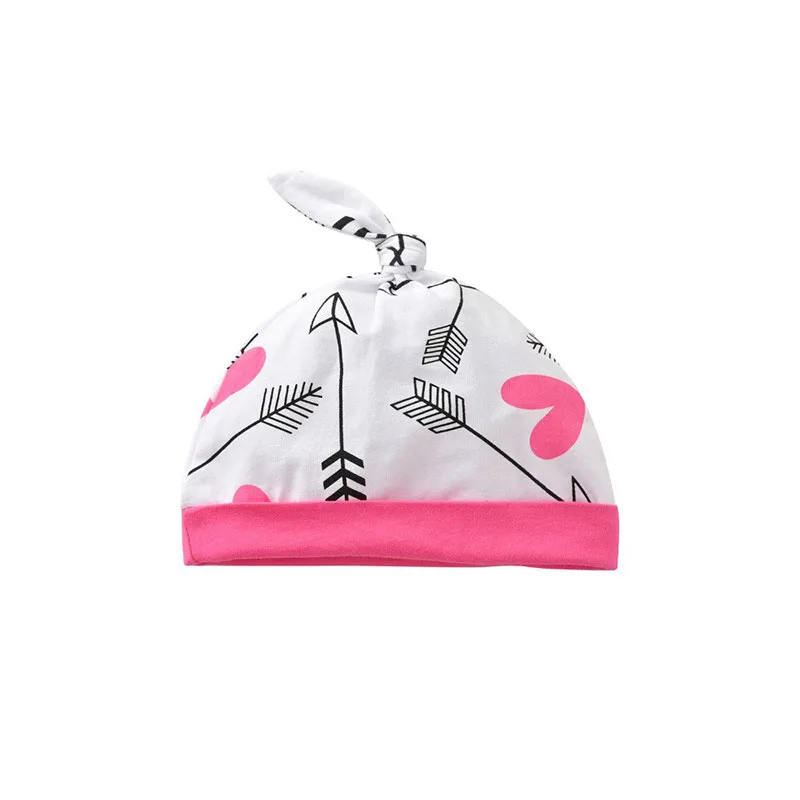 Long Sleeves Cupid Hearts Bodysuit Elastic Pants Beanie Hat - Image 5