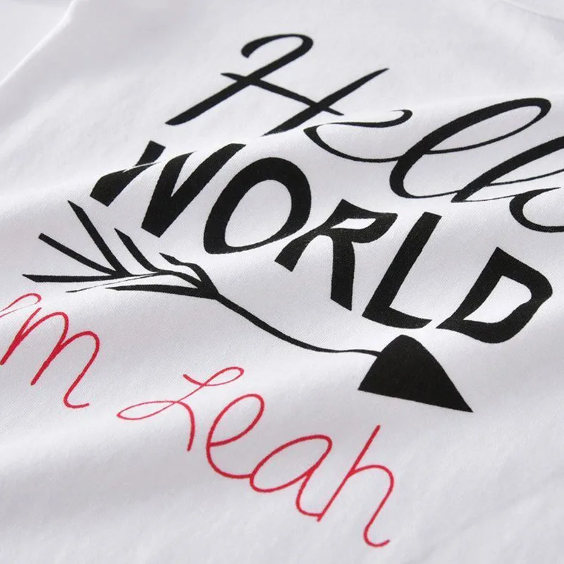 Long Sleeves Cupid Hearts Bodysuit Elastic Pants Beanie Hat - Image 3