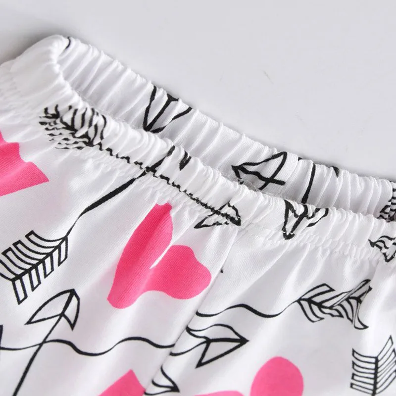 Long Sleeves Cupid Hearts Bodysuit Elastic Pants Beanie Hat - Image 2