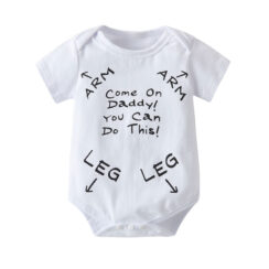 Baby Quote Onesie Daddy Can Do It