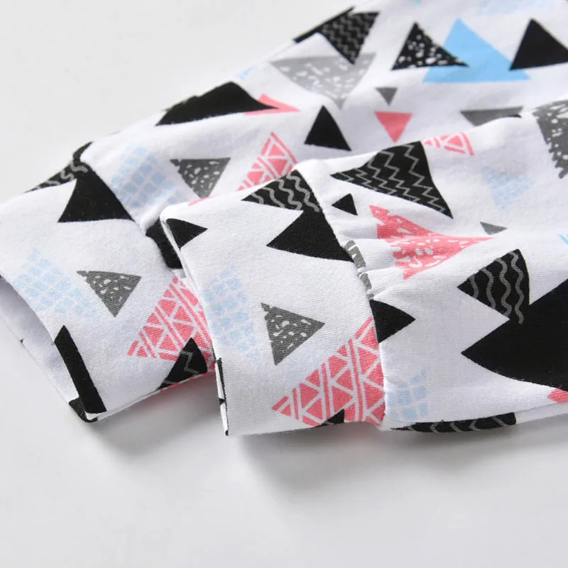 Daddy is My Hero Shirt Pyramid Print Harem Pants with Ribbon Headband - Image 8