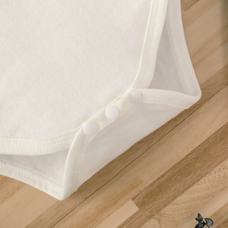 Daddy is my Bestie Letter Print Onesie, Pineapple Bloomer Shorts, Ribbon Headband Short Sleeve for Girls - Image 5