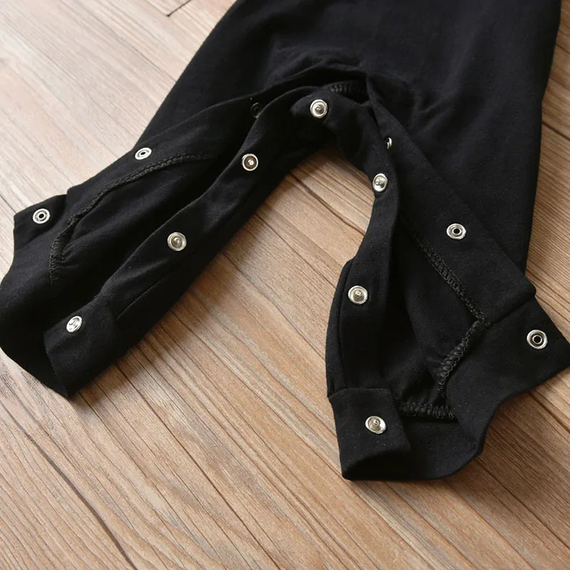 Daddy's Mini Letter Print Jumpsuit Sleepwear Long Sleeve - Image 4