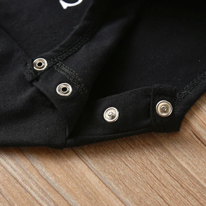 Daddy's Mini Letter Print Jumpsuit Sleepwear Long Sleeve - Image 3