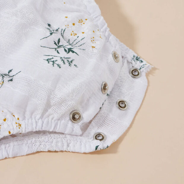 Baby Daisy Flower Pattern Romper